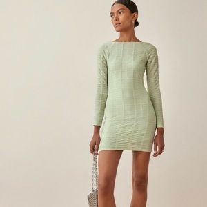 REFORMATION - DEE DRESS - MINT - SIZE MEDIUM